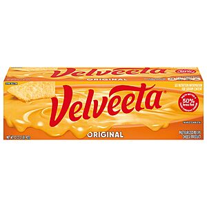 Select Accounts: 32-Oz Velveeta Original Pasteurized Recipe Cheese Block $5.24 w/ Subscribe & Save