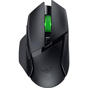 [Resale, AC] $33.67 | Razer Basilisk V3 X HyperSpeed Customizable Wireless Gaming Mouse (Used - Like New) at Amazon