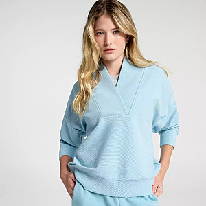 CALIA Women's Elevate Ottoman Shawl Collar Sweater (Blue, Size XS-XXL) $14.23 + Free Shipping