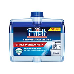 $2.74 S&S $2 off Q: Finish Dishwasher Cleaner Liquid, Limescale Remover, 8.45oz