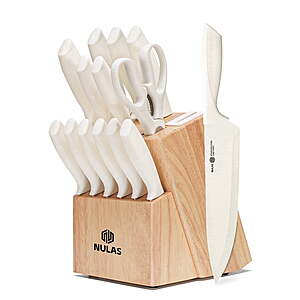 Walmart – NULAS 14-Piece Knife Block Set - $29.99 w/ $6 Extra Savings