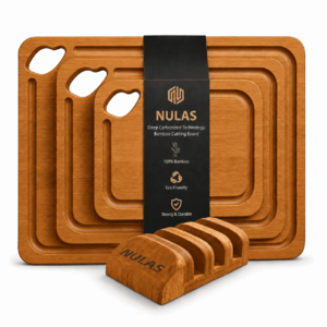 Walmart – NULAS 4-Piece Bamboo Cutting Board Set - $19.99 w/ $6 Extra Savings