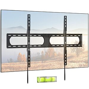 PUTORSEN Heavy Duty 275lbs Capacity Slim Fixed TV Wall Mount for 37"-140" TVs (1200x800 VESA) $29.99 + Free Shipping w/ Prime or on $35+