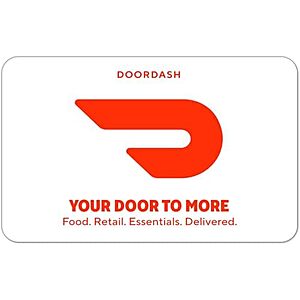 $42.50 | $50 DoorDash eGift Card & More at Amazon