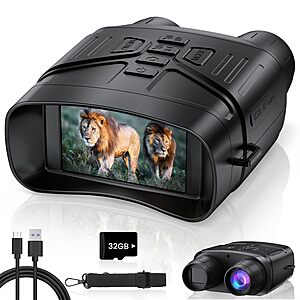 Vtiisama Night Vision Goggles, 4K Night Vision Binoculars for Adults $39.99