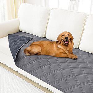 30" x 70" Smiry Reversible Waterproof Pet Blanket & Couch Cover (Grey/Dark Grey) $6.98 + Free Shipping w/ Prime or on $35+