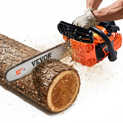 VEVOR 25.4CC 12" Gas Chainsaw, 1.2HP $64.87 Shipped