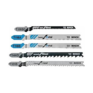 Bosch T500 5 Pc T Shank Jigsaw Blades $9.99