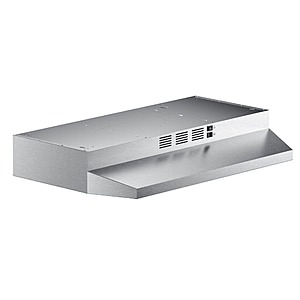 30 in. 300 CFM Ductless Convertible Under Cabinet Range Hood in Stainless Steel with LED Light, Mesh Filter, Eeay Clean $84