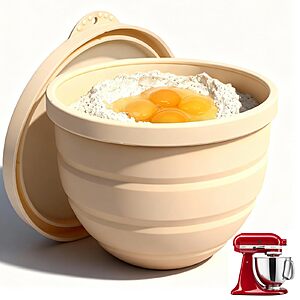 Naerza collapse Silicone Bowl Insert for Kitchen Aid 5 Qt Tilt-Head $10.83 + Free Shipping w/ Prime or on $35+
