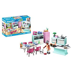 105-Piece Playmobil Kitchen w/ Dining Table Playset (71608) $19.49 + Free Shipping w/ Prime or on $35+