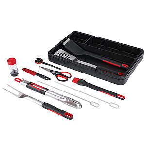 Expert Grill Essential 12-Piece BBQ Tool Set for Easy Cooking - $13.08