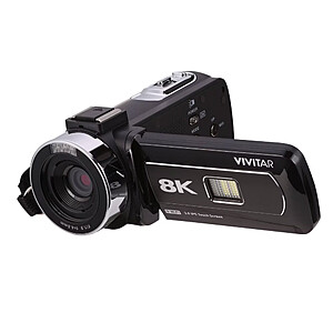 Open Box- Vivitar 8K 18x Zoom Camcorder $59.66