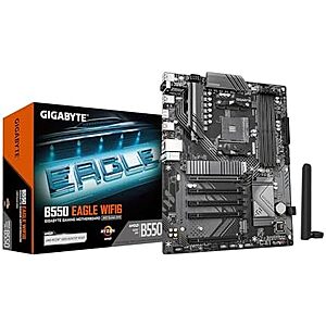 [Resale, AC] $61.02 | GIGABYTE B550 Eagle AMD AM4 Ryzen 5000 Series WIFI6 ATX Motherboard (Used - Like New) at Amazon