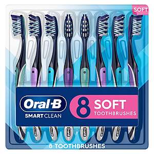 Oral-B CrossAction Advanced Soft Bristle Toothbrush, 8-pack $11.99 Free Shipping Costco.com