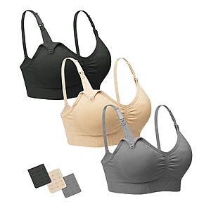 3-Pack Stelle Maternity Nursing Bras from $10.18 + Free Shipping w/ Prime or on $35+