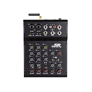 Stage Right by Monoprice ix8B 4-Channel Live Sound Recording Mixer, Bluetooth, USB, Effects $29.99 + Free Shipping