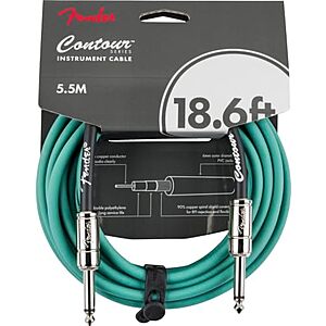 $21.99* | 18.6' Fender Contour Instrument Cable at Amazon