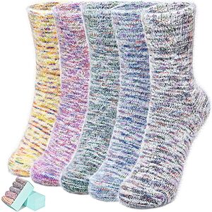 5-Pair ICEIVY Women’s Fuzzy Socks (Multicolor) $7.49 ($1.50 each) + Free Shipping w/ Prime or on $35+