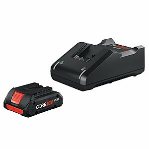 Bosch CORE18V 18V 4.0-Ah Compact Lithium-Ion Battery & Charger Starter Kit (GXS18V-15N15) $99 + Free Shipping
