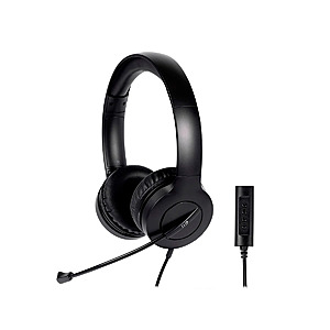 Monoprice WFH 3.5mm + USB Wired On-Ear Web Meeting Headset $14.99 + Free Shipping