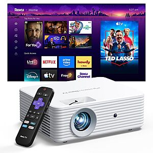 ELEPHAS Roku Smart Mini Projector w/ Wi-Fi & Bluetooth $69.99 + Free Shipping