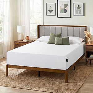 Zinus 12 Inch King Green Tea Cooling Memory Foam Mattress, Medium Feel $283