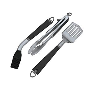 Coleman Revolution 3-Piece BBQ Grill Tool Kit, Stainless Steel $25.16