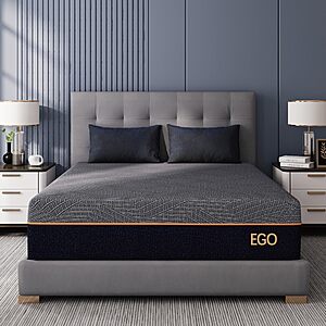 EGOHOME Queen 12 inch Memory Foam Mattress for Back Pain Relief Medium Firm $329.99