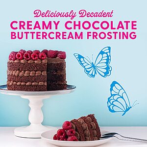 $1.24 or less S&S/Q Dolly Parton's Chocolate Buttercream Cake Frosting, 16 oz.