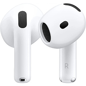 (Refurbished, Good) Apple AirPods 4 In-Ear Headphones (White) $71 + Free Shipping