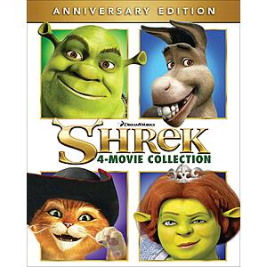 Shrek: The 4-movie Collection (Anniversary Edition) [Blu-ray] $12.99 Plus extra 15% Off For new Gruv Account