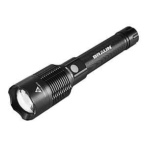 7000-Lumen Braun Rechargeable Waterproof LED Flashlight with Battery Bank $29.97 + Free Store Pick-Up