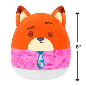 8" Squishmallows Original Disney’s Zootopia 2 Nick Wilde Plush $4.32 + Free Shipping w/ Prime or on orders over $35