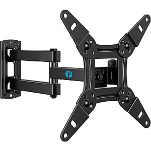 Pipishell Full Motion TV Monitor Wall Mount for 13-43 Inch TVs (Holds up to 44lbs) $8.95 + FS