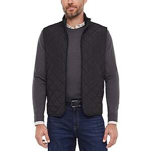 Banana Republic Men's Quilted Vest $19.99 Black or Blue Free Shipping Costco.com Plus buy 3+ Save $10, Buy 5-9 Save $20 Buy 10+ Save 50