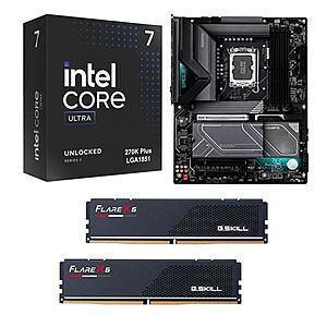 [Micro Center Bundle] Intel Core Ultra 7 270K, Gigabyte Z890 Eagle, G.Skill Flare X5 32GB DDR5 $599.99