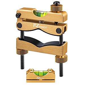 EZshoot Magnetic Bubble Scope Leveling Kit (Gold) $11.49 + Free Shipping w/ Prime or on $35+