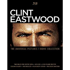 Clint Eastwood: The Universal Pictures 7-movie Collection (Blu-ray Set) [Blu-ray] $15.99 Plus Extra 15% Off New Gruv Account