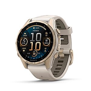 Garmin fēnix 8, Sapphire, 43mm, Fog Gray/Dark Sandstone $849.98