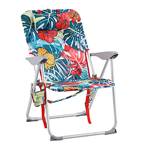 Style Selections Polyester Tropical Print Folding Beach chair Adjustable and Carrying Strap/Handle Included $24.99
