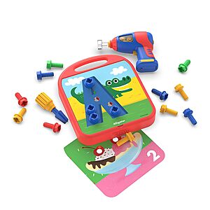 Educational Insights Design & Drill ABCs & 123s Toddler STEM Tool Set Toy $16.49 + Free Shipping w/ Prime or on $35+