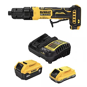 Dewalt Atomic 20V Max Cordless Die Grinder w/ Paddle Switch, 4.0Ah & 5.0Ah Batteries & Charger $229.00 + Free Shipping
