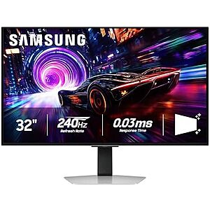 [AC] $729.99* | 32″ Samsung Odyssey QD-OLED G8, 4K, 240Hz, Gaming Monitor, 0.03ms (G81SF) at Amazon