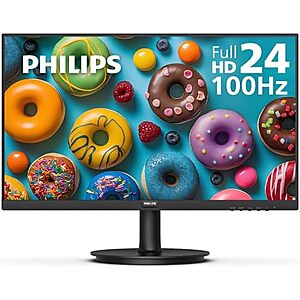 [Resale, AC] $56.18 | Philips 24 Inch Computer Monitor FHD 100Hz VA VESA Flicker-Free, 241V8LB (Used - Like New) at Amazon