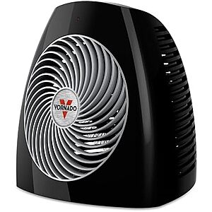 [Resale, AC] $13.86 | Vornado MVH Space Heater (2026), Black, 3 Heat Settings, Auto Shut-Off (Used - Like New) at Amazon