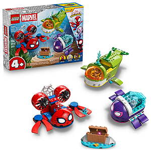 154-Pc LEGO Marvel Spidey And His Amazing Friends Spidey: Underwater Vehicles (11207) $28 + Free Shipping w/ Walmart+ or on $35+