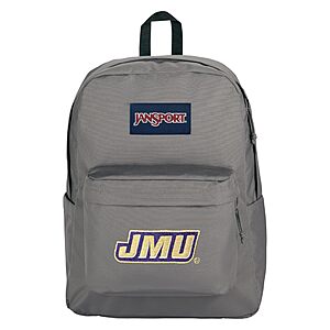 $21.33: JanSport NCAA Officially Licensed Backpack, Graphite Grey(26L, 16.5 x 12.5 x 5.5 inches) at Amazon