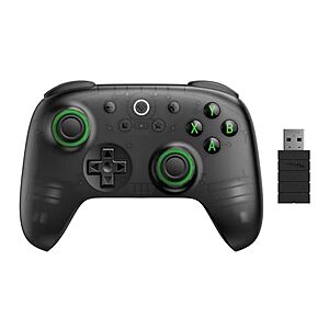 [Resale, AC] $21.54 | 8Bitdo Ultimate 2C Wireless Controller for Windows PC and Android (Transparent Black) (Used - Like New) at Amazon