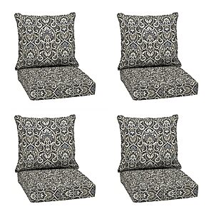 Arden Outdoor Deep Seat Cushion Set, 4-Pack, 24x24, various colors, from $143.89